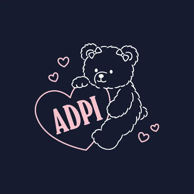 Alpha Delta Pi Adorable Teddy Bear PR Shirt
