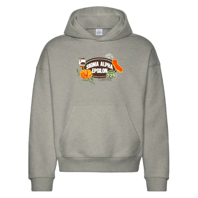 Sigma Alpha Epsilon California State PR Hoodie 2