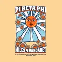 Pi Beta Phi Radiant Sunflower Philanthropy Shirt