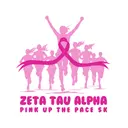 Zeta Tau Alpha Pink Ribbon Runner Philanthropy Shirt