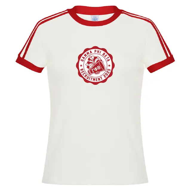 Gamma Phi Beta Megaphone and Book Recruitment Shirt 2