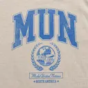 Model United Nations Bold Block Lettering Globe PR Shirt