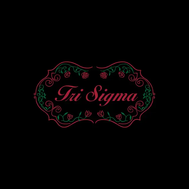 Sigma Sigma Sigma Elegant Frame and Floral PR Shirt