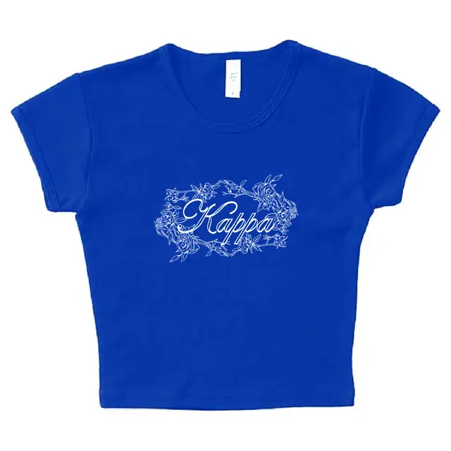 Kappa Kappa Gamma Floral Script PR Shirt 2