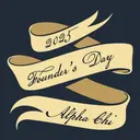 Alpha Chi Omega Founder's Day Long Scroll or Banner Founder's Day Sweater