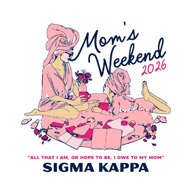 Sigma Kappa Mom's Weekend Illustration Hoodie
