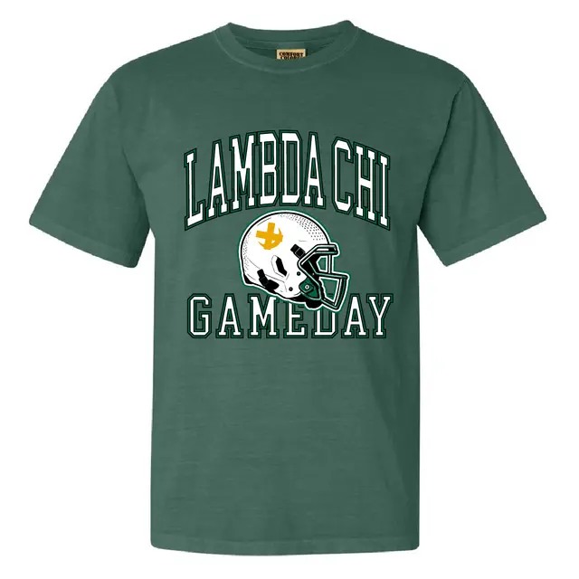 Lambda Chi Alpha Football Helmet Design Game Day Shirt 2