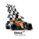 Beta Race Car Graphic Fall Rush Shirt