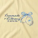 Pi Beta Phi Lemonade Illustration Philanthropy Shirt