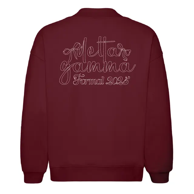 Delta Gamma Broken Line Script Formal Sweater 2