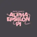 Alpha Epsilon Pi Bold Zipper Lettering Date Party Shirt