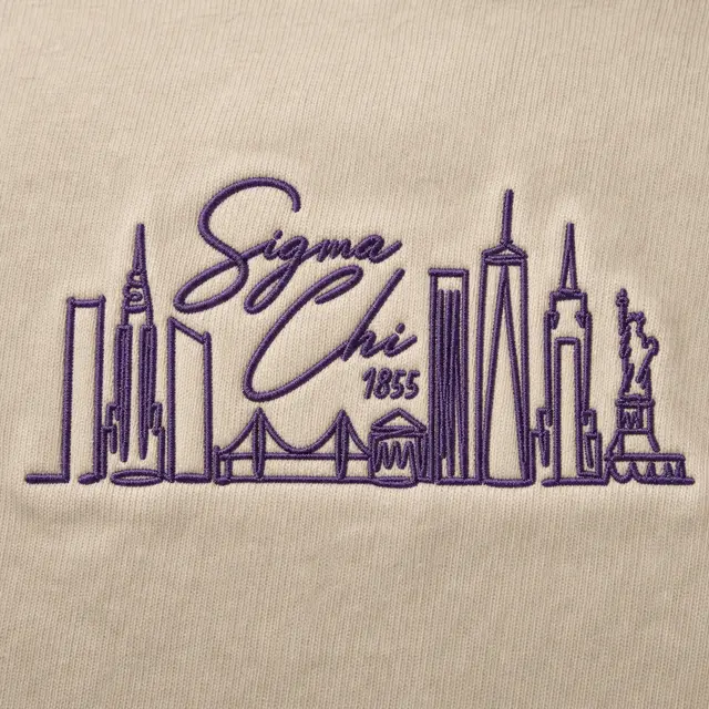 Sigma Chi City Skyline Hand Drawn PR Shirt