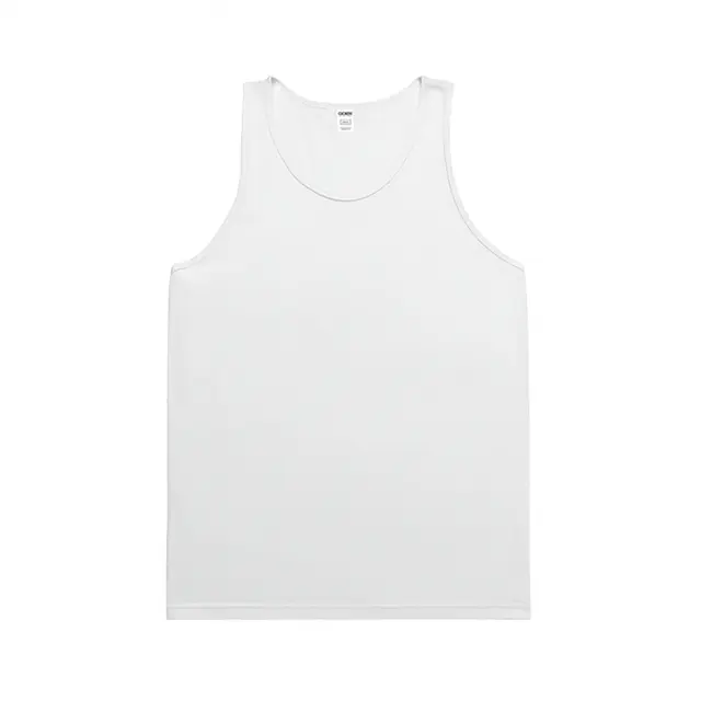 Goex Unisex Eco-Triblend Tank White Front