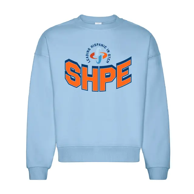 Society of Hispanic Professional Engineers Dynamic Block Lettering PR Crewneck 2