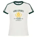 Girls Sports Club Crest Design PR Shirt 2