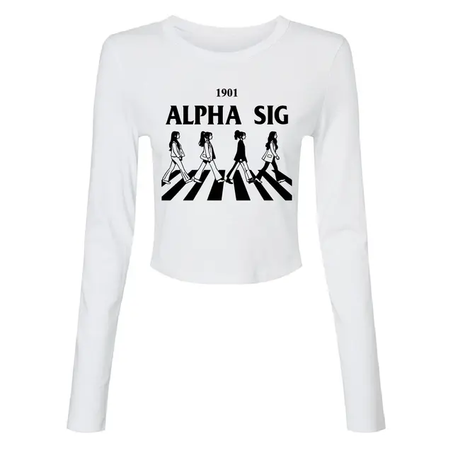 Alpha Sigma Alpha Crosswalk Graphic PR Shirt 2