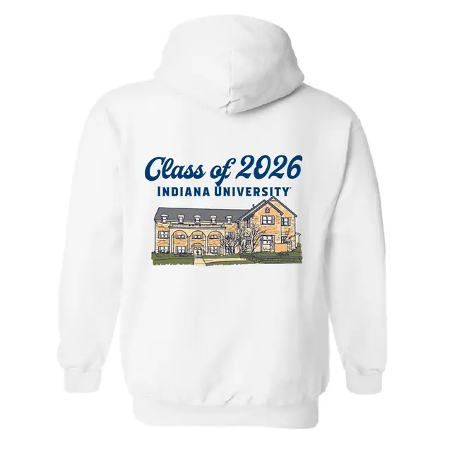 Alpha Phi Class of 2026 Illustration Graduation Hoodie 2