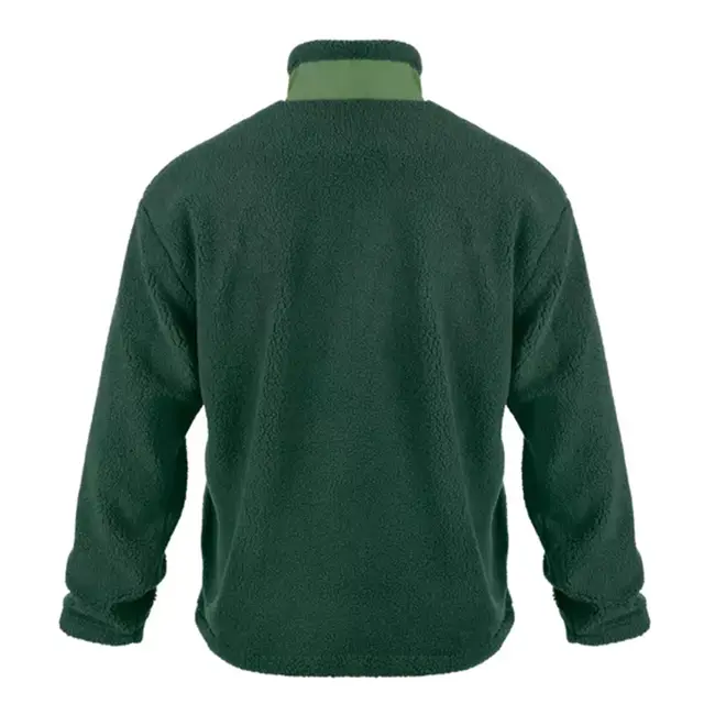 Fresh Prints Sherpa Fleece Jacket fp41 Kale  Back