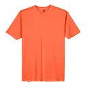 Customizable UltraClub Men's Cool & Dry Sport Performance Interlock T-Shirt 8420 Bright Orange Front