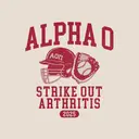 Alpha Omicron Pi Baseball Helmet Philanthropy Shirt