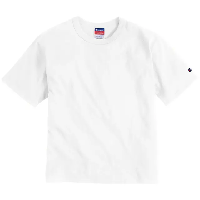Champion Adult Heritage Jersey T-Shirt t2102 White Front