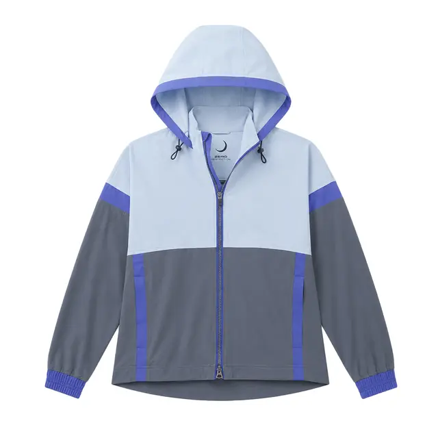 Zero Restriction Women's Nicki Windbreaker Jacket Cloud  Stingray Front