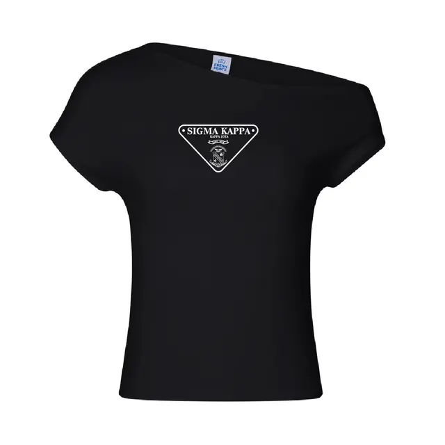 Sigma Kappa Shield Emblem with Classic Text Shirt 2