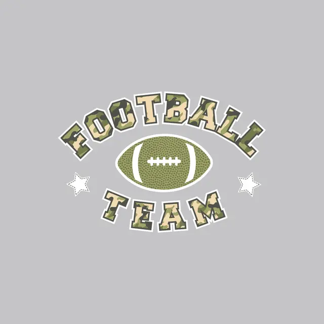 Football Team Camouflage Design PR Hoodie