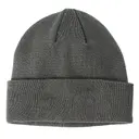 Big Accessories Patch Beanie ba527 Gray Back