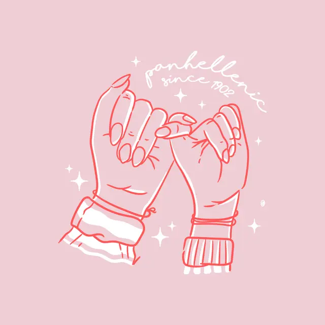 National Panhellenic Conference Pinky Promise Illustration PR Shirt