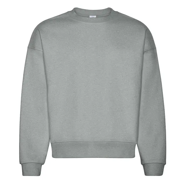 Fresh Prints Chicago Crewneck Heathered Grey mto Front