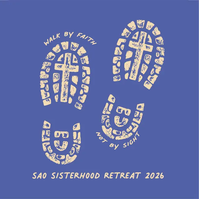 Sigma Alpha Omega Footprint Cross Graphic Retreat Shirt