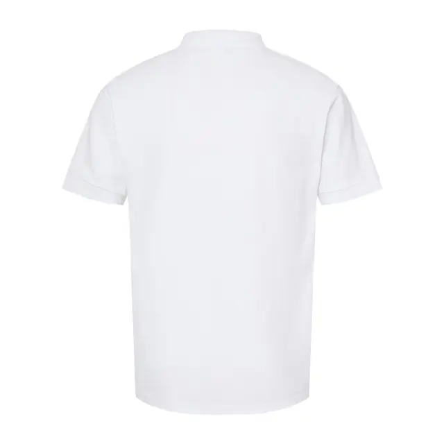 TULTEX-Mens-5050-Sport-Pique-Polo-400-White-Back