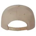 Customizable Valucap Five-Panel Twill Cap 8869 Khaki Back