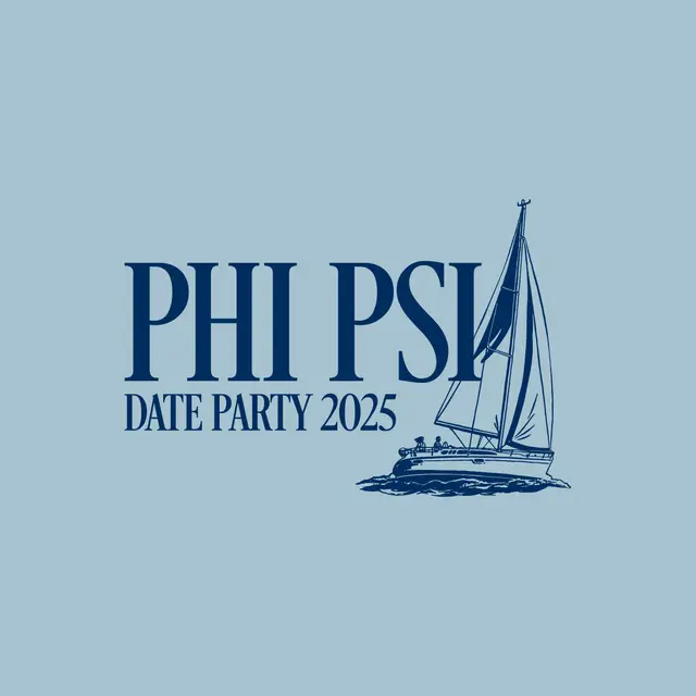 Phi Kappa Psi Sailboat Graphic Date Party Crewneck