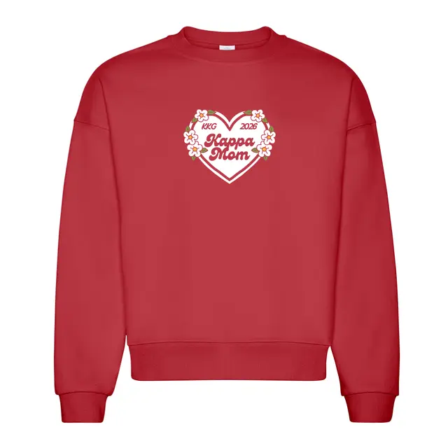 Kappa Kappa Gamma Heart Floral Parents Weekend Sweater 2