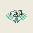 Alpha Gamma Delta Gingham Pickle Slam Philanthropy Crewneck