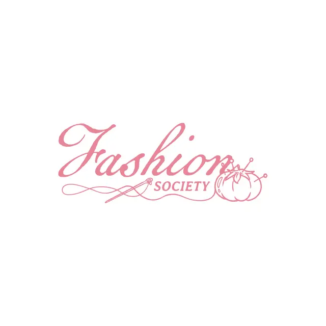 Fashion Society Script Font with Sewing Motif PR Tank