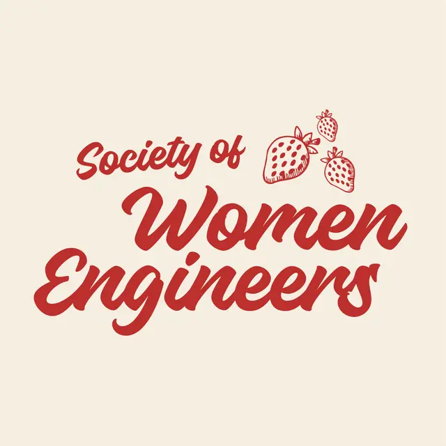 Society of Women Engineers Strawberry Text PR Hoodie