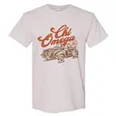 Chi Omega Vintage Truck Illustration PR Shirt 2
