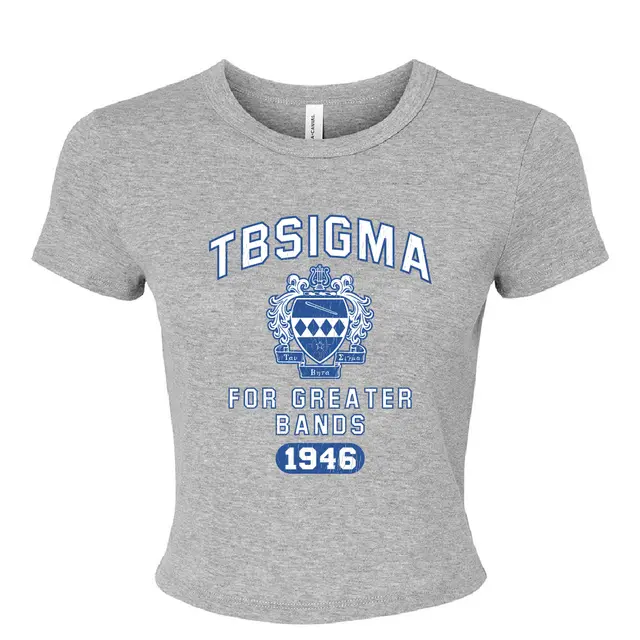Tau Beta Sigma Crest with Blue Lettering PR Shirt 2