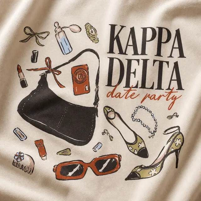 Kappa Delta Accessories Illustration Date Party Hoodie