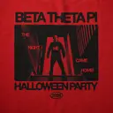 Beta Theta Pi Retro Horror Graphic Halloween Shirt