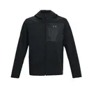 Customizable Under Armour Men's ColdGear® Infrared Shield 2.0 Hooded Jacket 1371587 Black Front