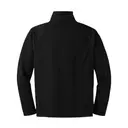 SPORTTEK TRICOT TRACK JACKET Black Black Back