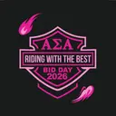 Alpha Sigma Alpha Shield and Flames Bid Day Shirt