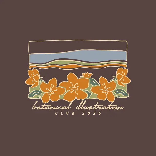 Botanical Illustration Club Floral Landscape PR Hoodie