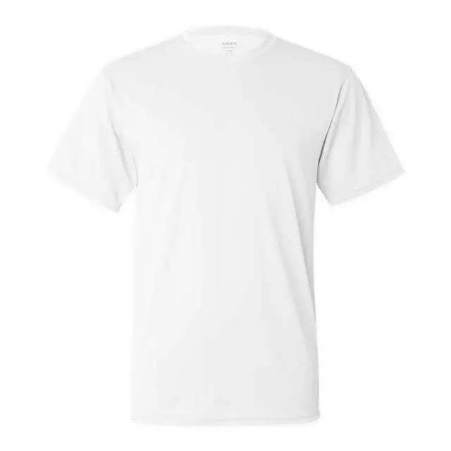 Customizable Augusta Adult Wicking T-Shirt 790 White Front