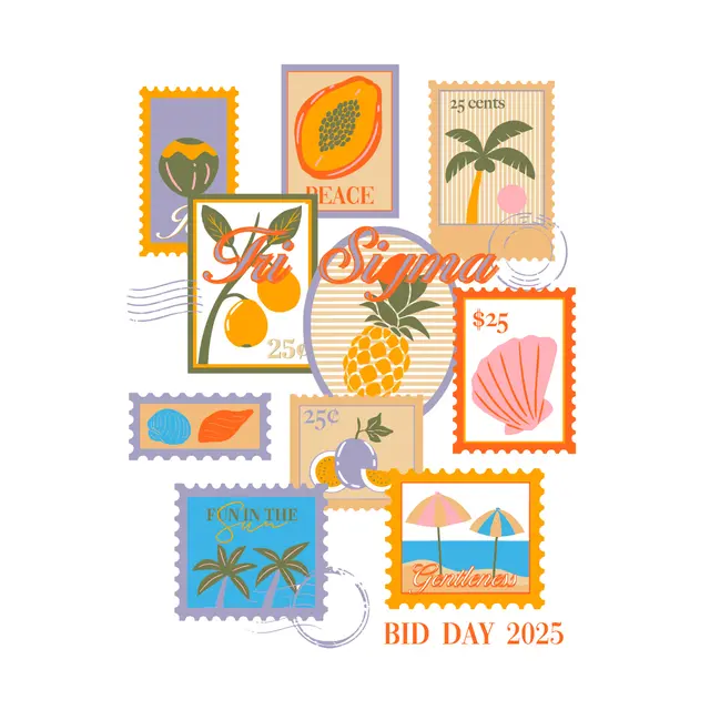 Sigma Sigma Sigma Stamp Collection Rush Shirt