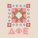 Delta Phi Epsilon Mosaic Pattern PR Tote